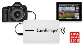 CamRanger Named Best Digital Accessory in 2013 TIPA Awards CamRanger Named Best Digital Accessory in 2013 TIPA Awards