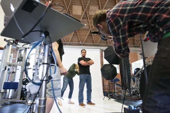 Tethered Setup in Dustin Snipes Shoot with Arnold Schwarzenegger Tethered Setup in Dustin Snipes Shoot with Arnold Schwarzenegger