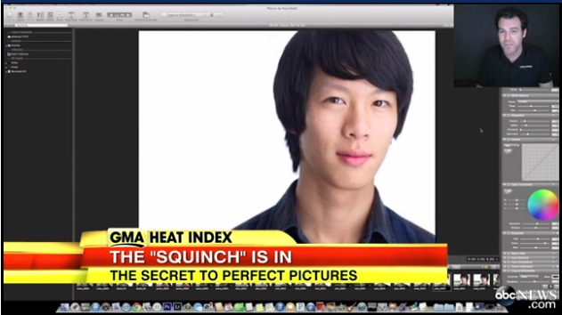 ‘Squinching’ with Peter Hurley featured on ABC’s GMA ‘Squinching’ with Peter Hurley featured on ABC’s GMA