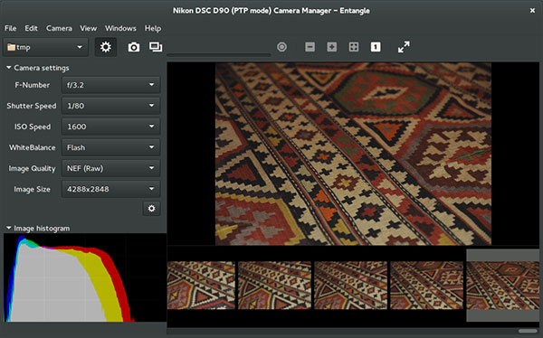 Tethered Capture and Camera Control for Linux Tethered Capture and Camera Control for Linux
