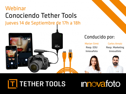 Innovafoto Webinar – Intro to Tethered Photography and Tether Tools Gear (Spanish) Innovafoto Webinar – Intro to Tethered Photography and Tether Tools Gear (Spanish)